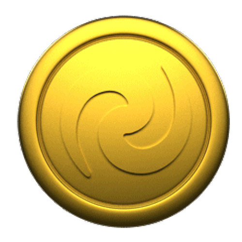 Una moneta antica d'oro